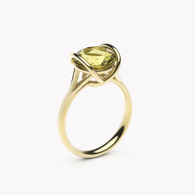 Evra – żółte złoto 585 / cytryn